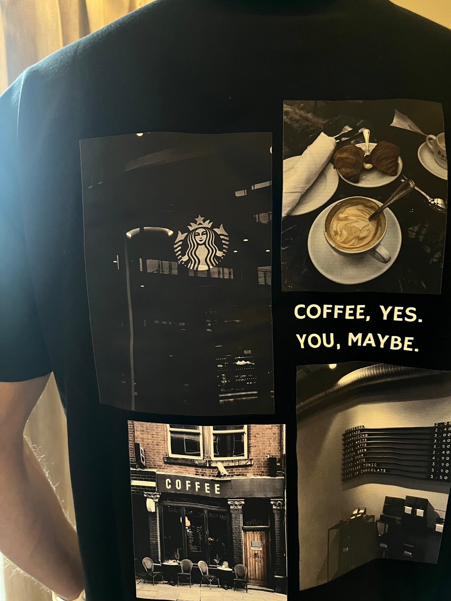 COFFEE ADDICTS CLUB OVERSIZED UNISEX T-SHIRT