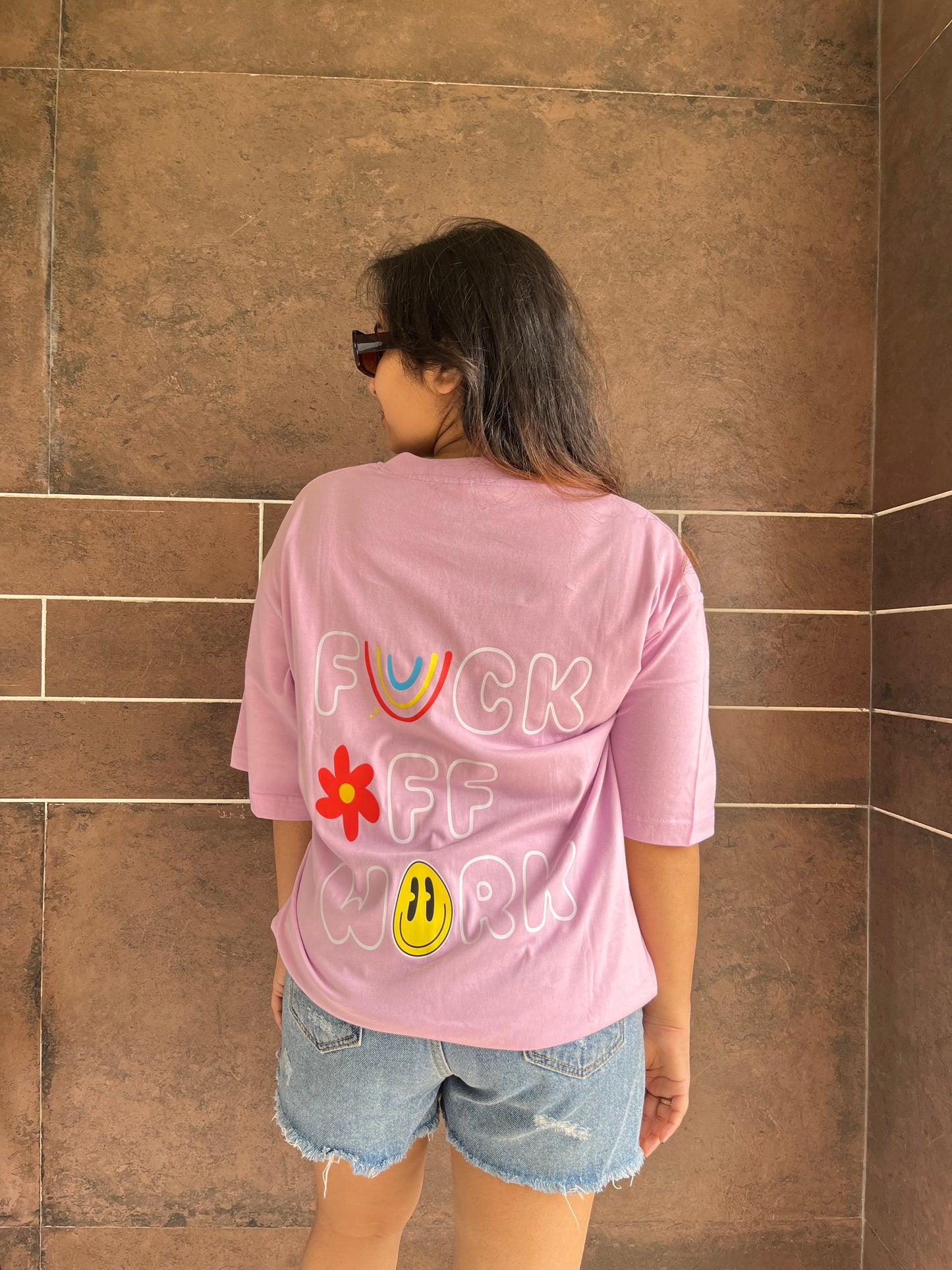 FuCK OFF WORK UNISEX OVERSIZED T-SHIRT