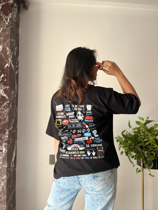 F.R.I.E.N.D.S OVERSIZED UNISEX T-SHIRT